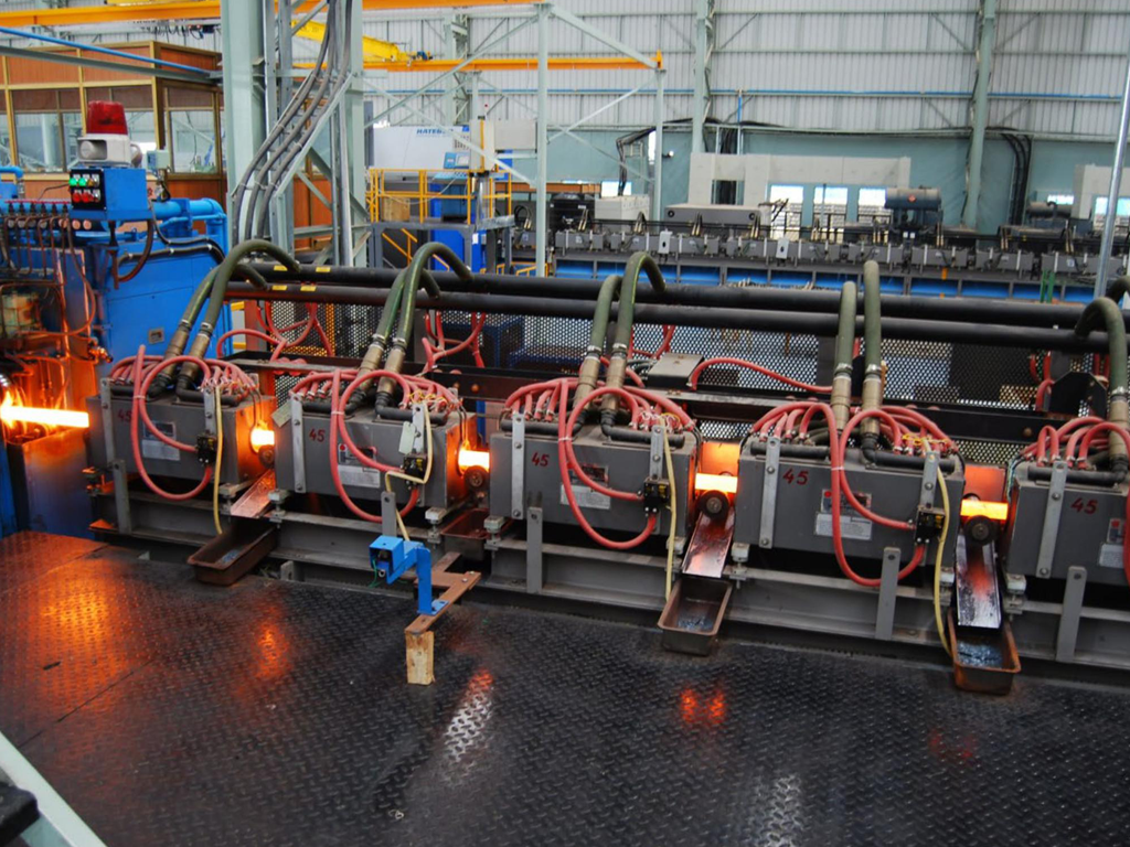 Induction Hardening and Tempering Line for Long Bars-1