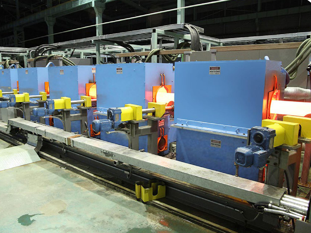 nduction Hardening and Tempering Line for Long Bars-2
